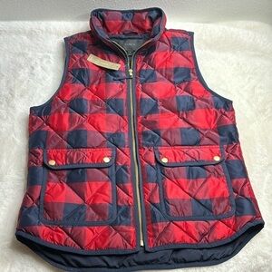 NWT J. Crew down filled vest Sz medium
